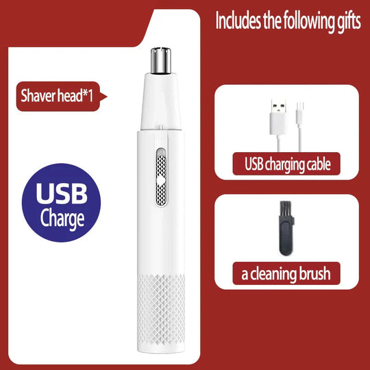 USB-ladattava Nenäkarvojen Trimmeri 8