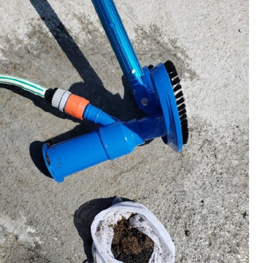 Uima-altaan teleskooppinen imupää tehokkaalla harjaksella ja roskien keräyspussilla 3
