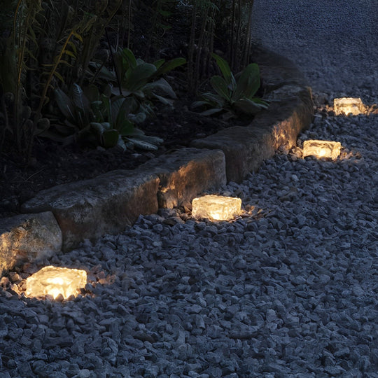 Ulkoilma LED Aurinkovalaisin Neliömuotoisella Designilla 2