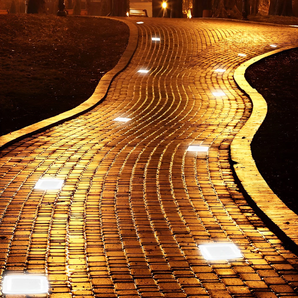 Ulkoilma LED Aurinkovalaisin Neliömuotoisella Designilla 5