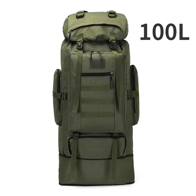 Ulkoilureppu 80L/100L Kiipeilyyn ja Retkeilyyn 14