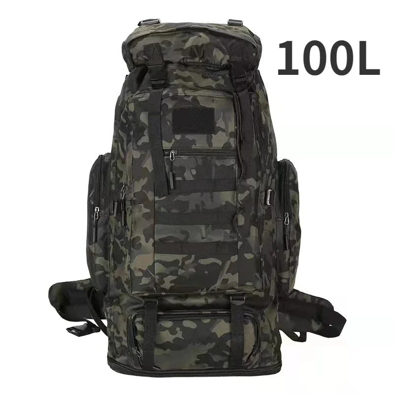 Ulkoilureppu 80L/100L Kiipeilyyn ja Retkeilyyn 15