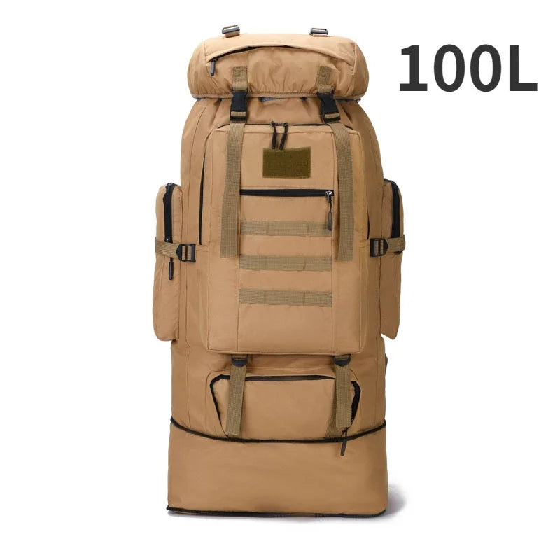 Ulkoilureppu 80L/100L Kiipeilyyn ja Retkeilyyn 16