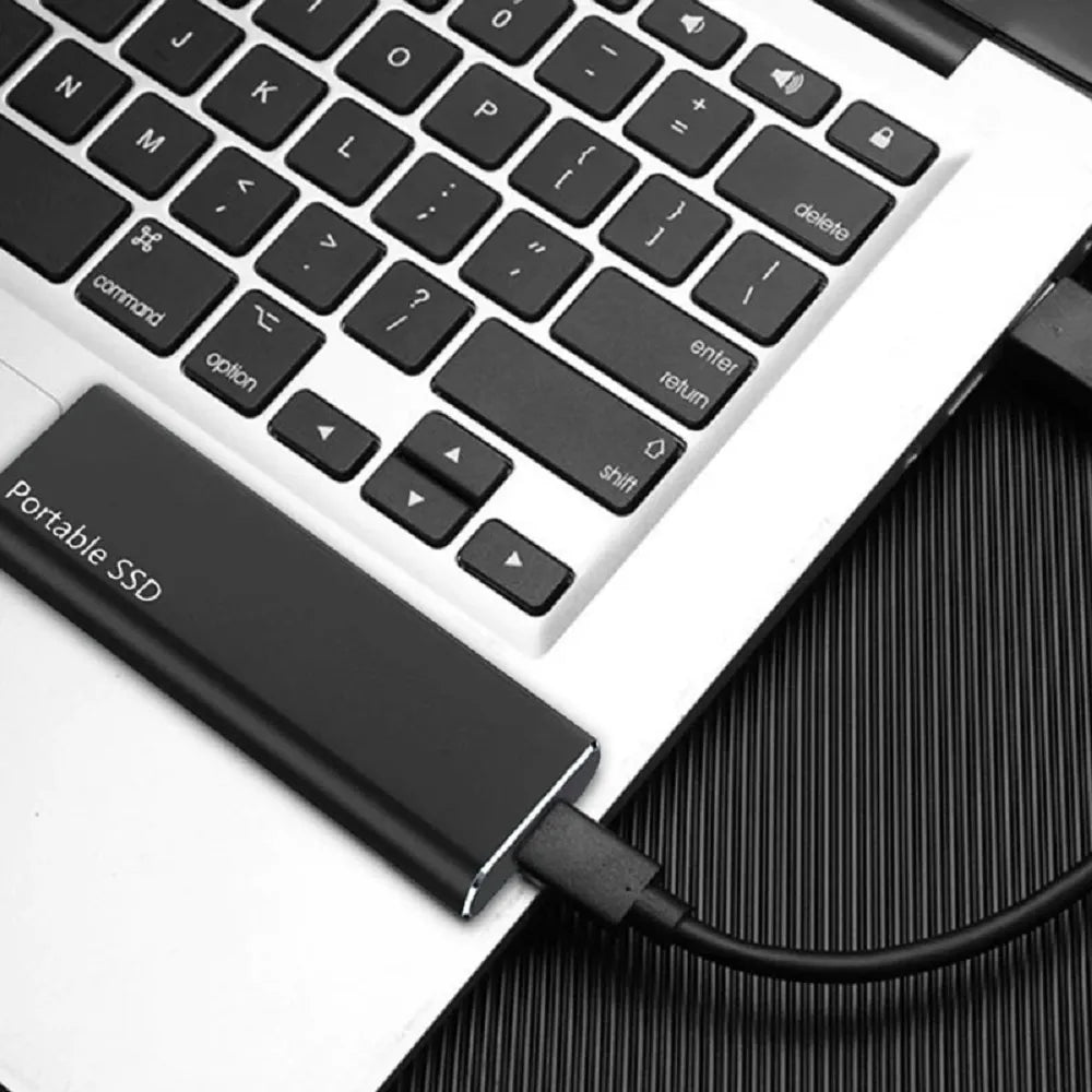 Ulkoinen Kiintolevy 4TB USB-C Kannettava Metallinen Muotoilu 3