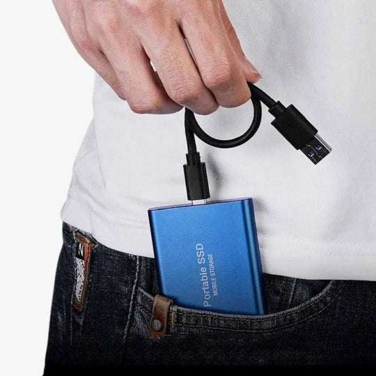 Ulkoinen SSD-alumiininen kannettava asema, jossa nopea 5