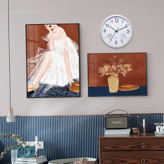 Ulkoisen Seinäkellon Klassinen Muotoilu 1