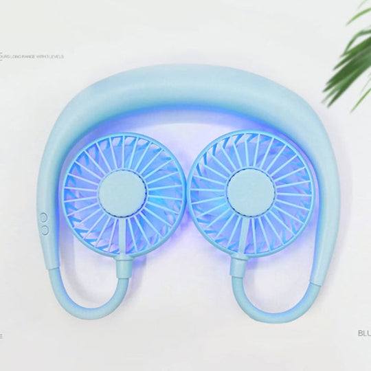 Ulkokäyttöinen Mini LED-tuulettimen Kaulapuhallin 2