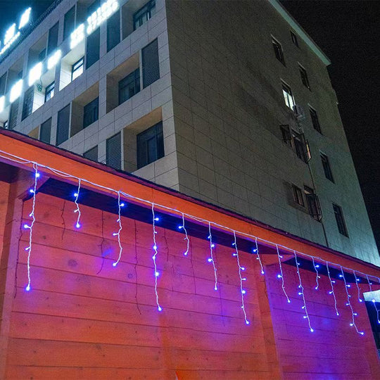 Ulkokäyttöön tarkoitettu LED-jääpuikkovalosarja 50m 7