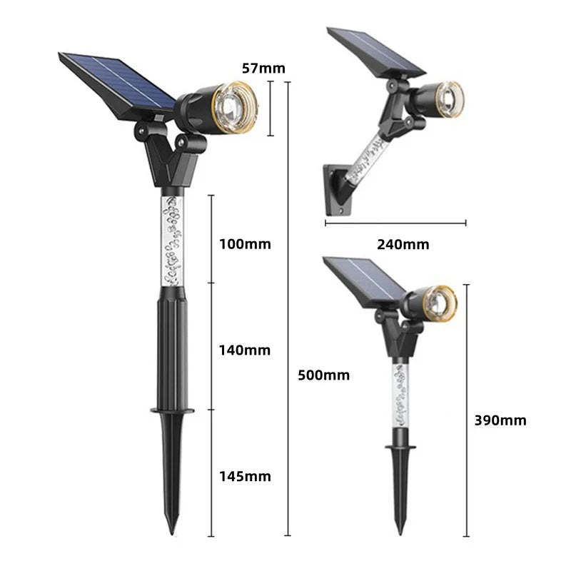 Ulkopolkupolkuvalot Aurinkokäyttöisillä LED-valoilla 2
