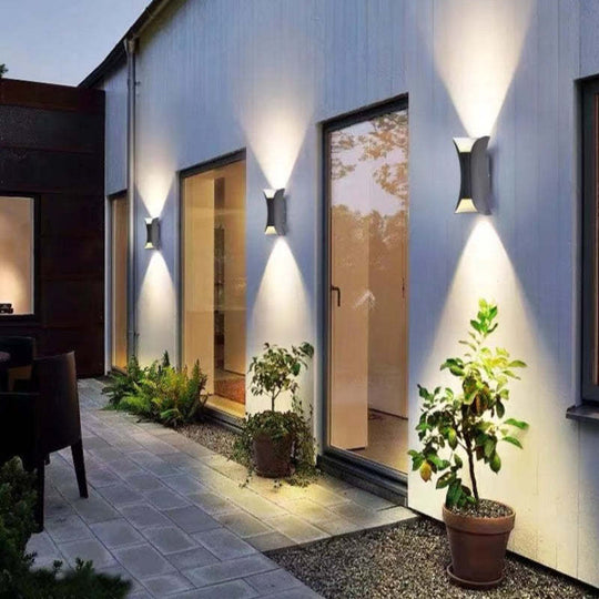 Ulkoseinävalaisin Moderni LED-muotoilu Vedenpitävä Terassi Valaisin 9