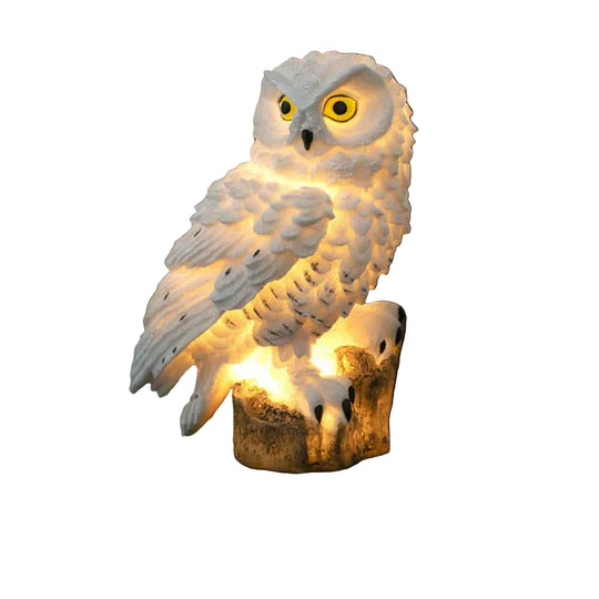 Ulkovalaisin Pöllömuotoisella Designilla Aurinkoenergialla Toimiva Valaisin 0