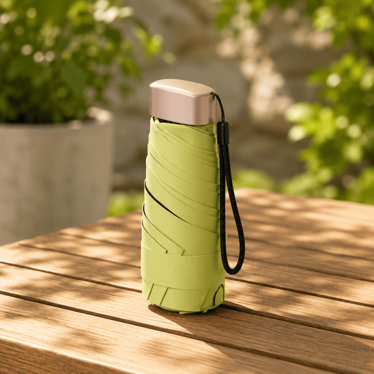 Ultrakevyt Mini Sateenvarjo Aurinko- ja Sadesuojalla 1