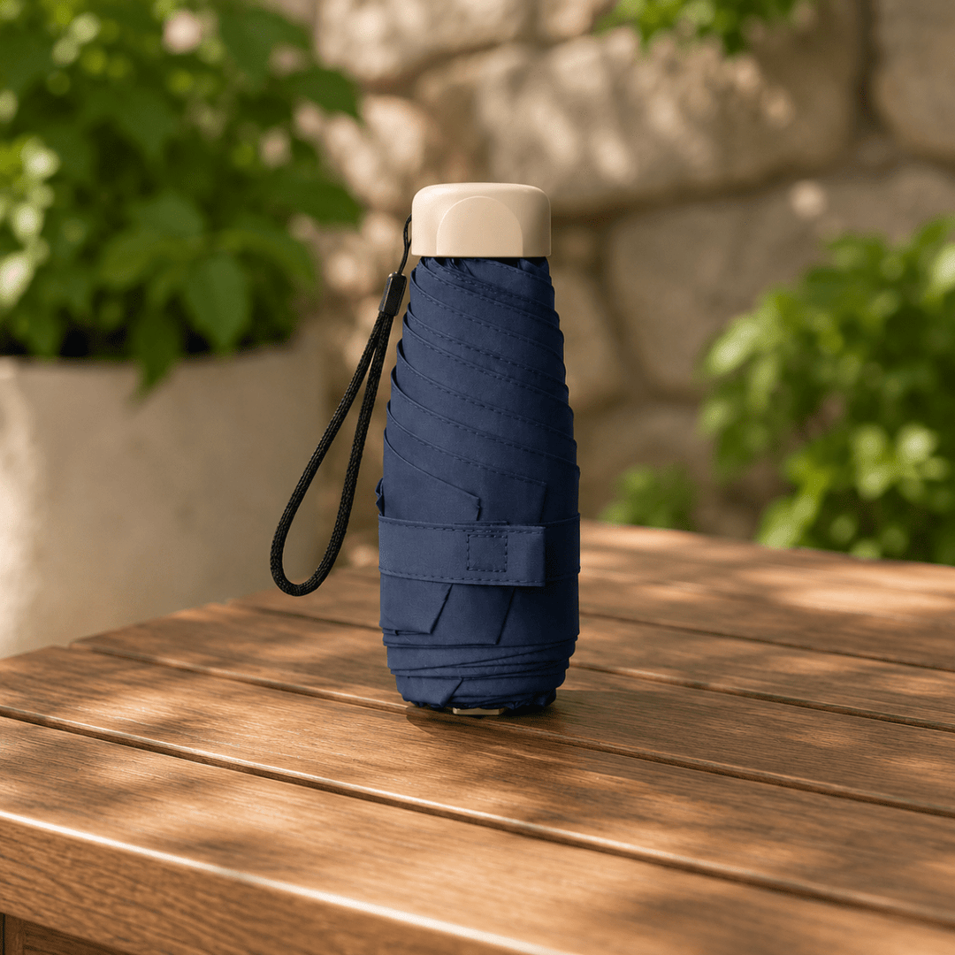Ultrakevyt Mini Sateenvarjo Aurinko- ja Sadesuojalla 2