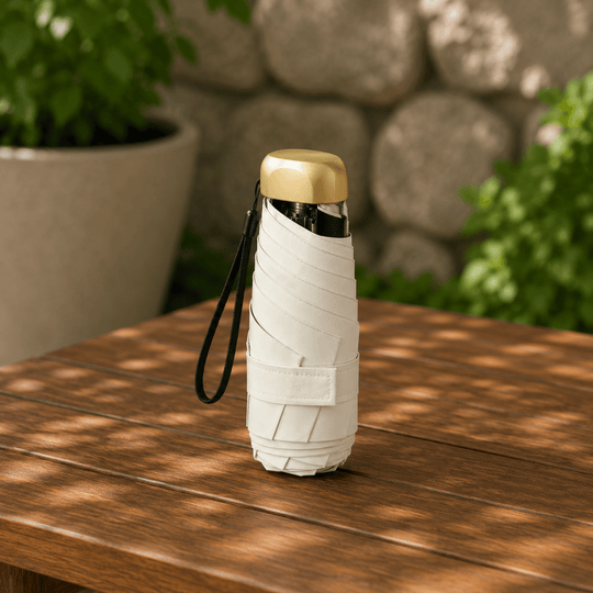 Ultrakevyt Mini Sateenvarjo Aurinko- ja Sadesuojalla 5