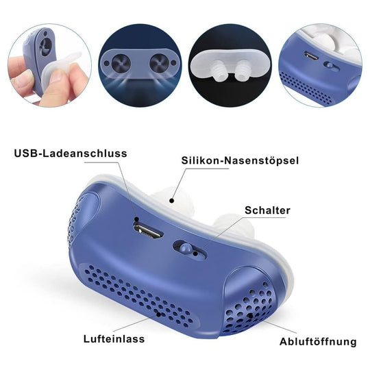 Uniapnean Hoitoon Kompakti CPAP-laite Microbreath 3