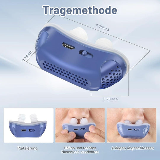 Uniapnean Hoitoon Kompakti CPAP-laite Microbreath 5