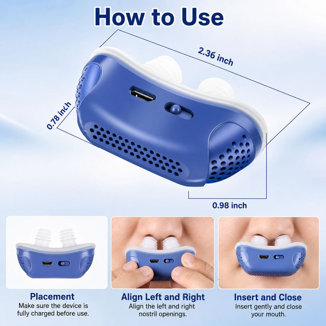 Uniapnean Hoitoon Kompakti CPAP-laite Microbreath