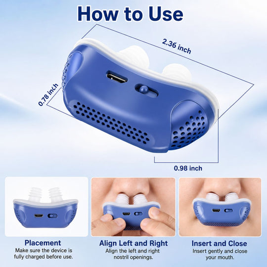 Uniapnean Hoitoon Kompakti CPAP-laite Microbreath