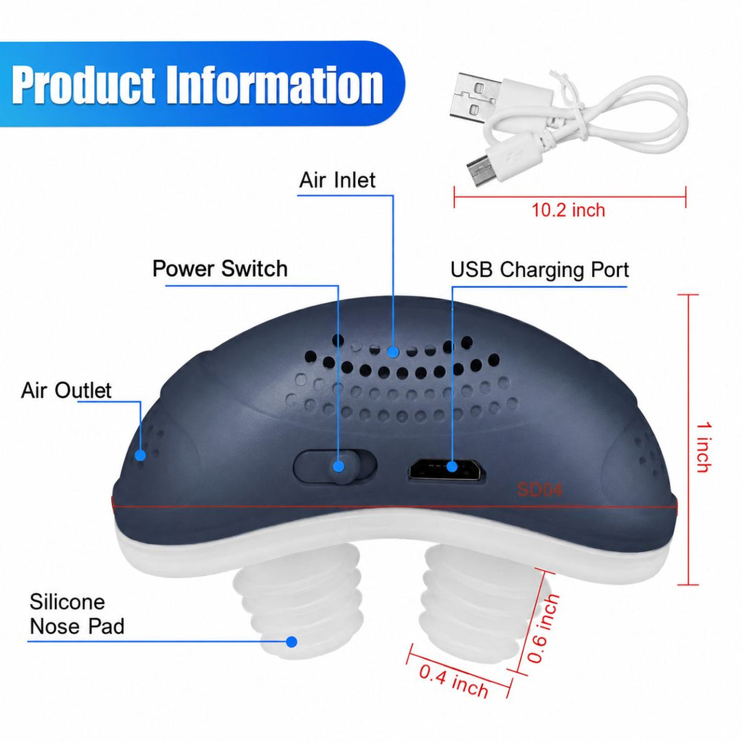 Uniapnean Hoitoon Kompakti CPAP-laite Microbreath