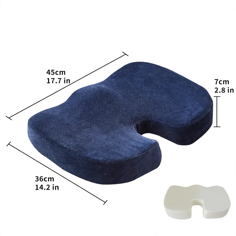 Unisex-geeli-muistivaahdolla varustettu istuintyyny ergonomiseen istumiseen 5