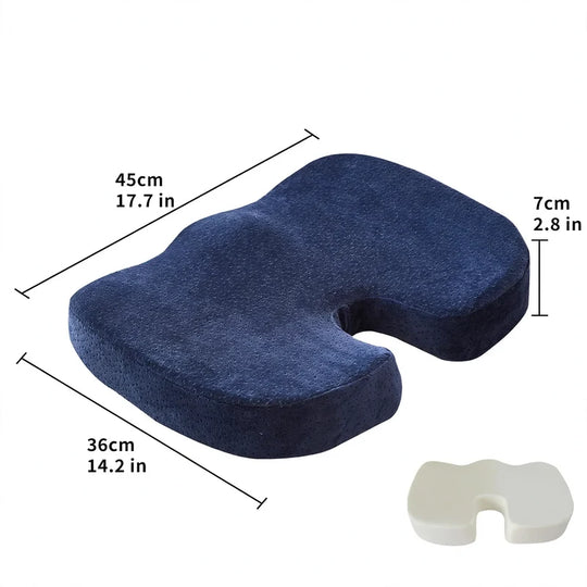 Unisex-geeli-muistivaahdolla varustettu istuintyyny ergonomiseen istumiseen 5