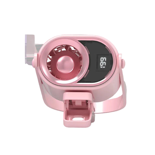 Unisex-kannettava USB-ladattava käsituuletin kevyeen viilennykseen 0