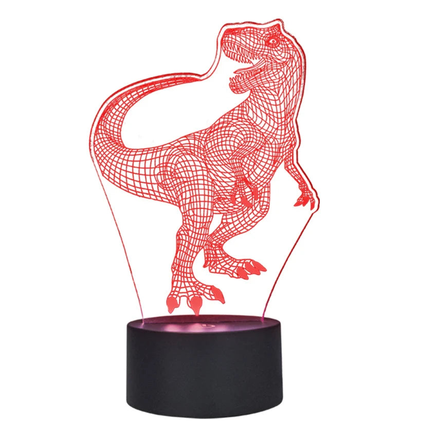 Unisex 3D-yövalo Vaihtuvilla Väri-Tehosteilla USB-käyttöinen 3