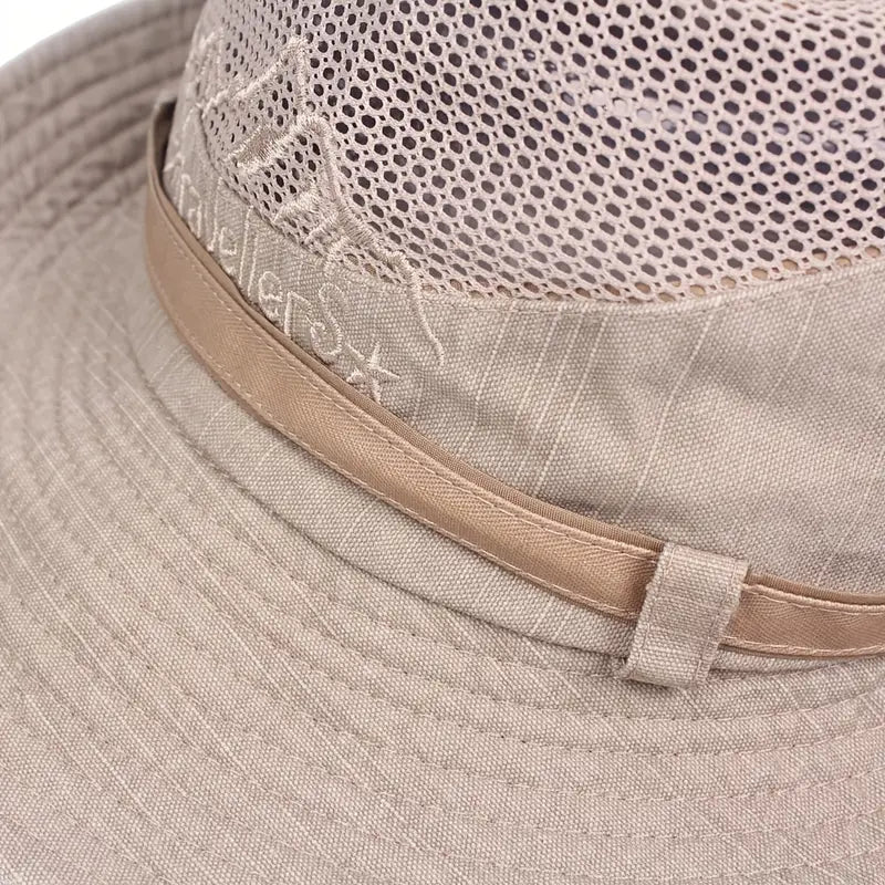 Unisex Aurinkohattu Leveällä Reunalla 6
