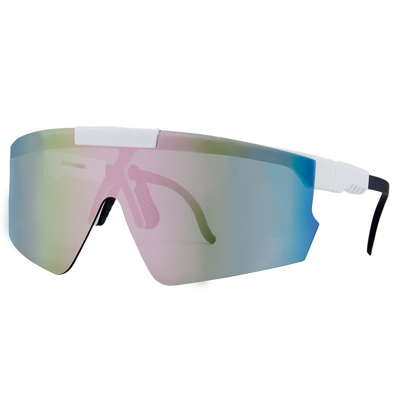 Unisex Aurinkolasit Futuristinen Oversized Shield-malli 0
