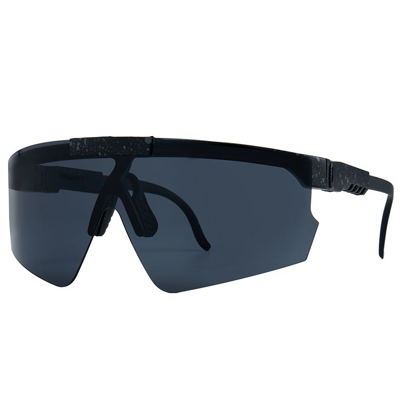 Unisex Aurinkolasit Futuristinen Oversized Shield-malli 12