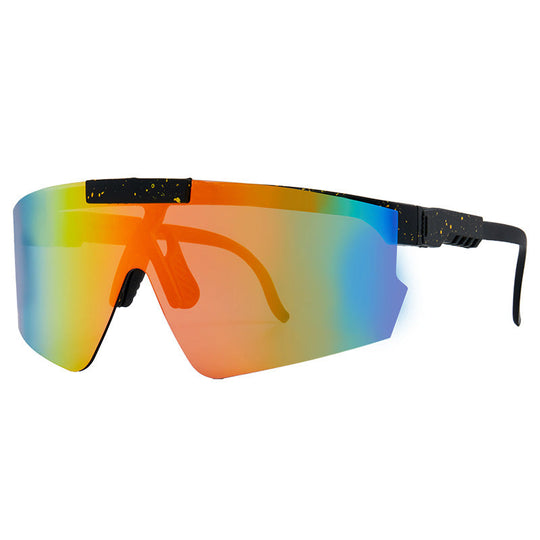 Unisex Aurinkolasit Futuristinen Oversized Shield-malli 13
