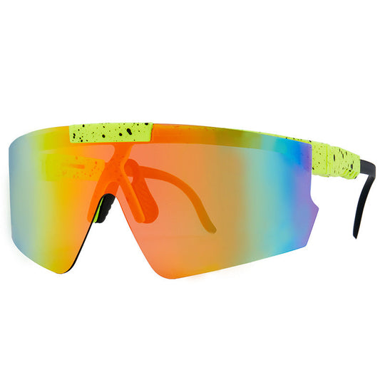 Unisex Aurinkolasit Futuristinen Oversized Shield-malli 6