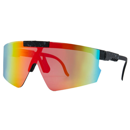 Unisex Aurinkolasit Futuristinen Oversized Shield-malli 8