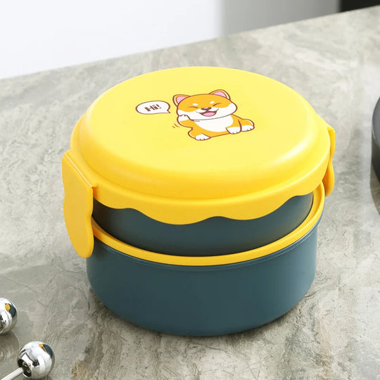 Unisex Bento-astia Sarjakuvateemalla Käytännöllinen Ruokasäilytys 6