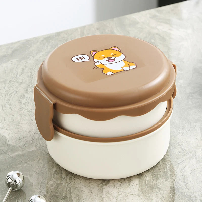 Unisex Bento-astia Sarjakuvateemalla Käytännöllinen Ruokasäilytys 7