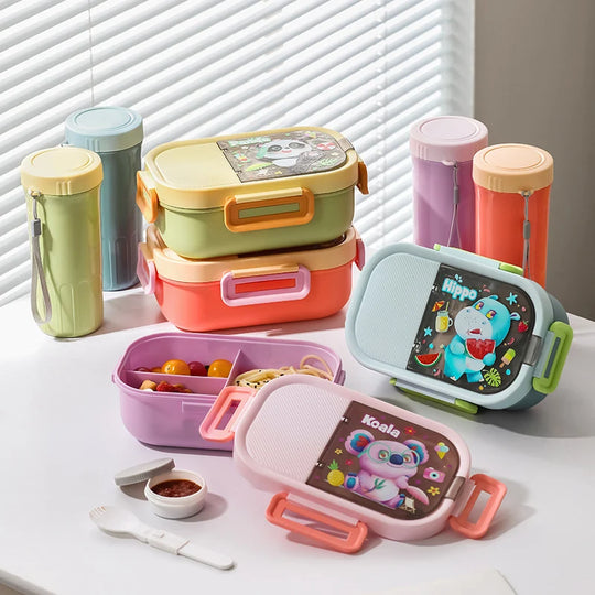Unisex Bento-eväsrasia Leikkisällä Eläinaiheella 1