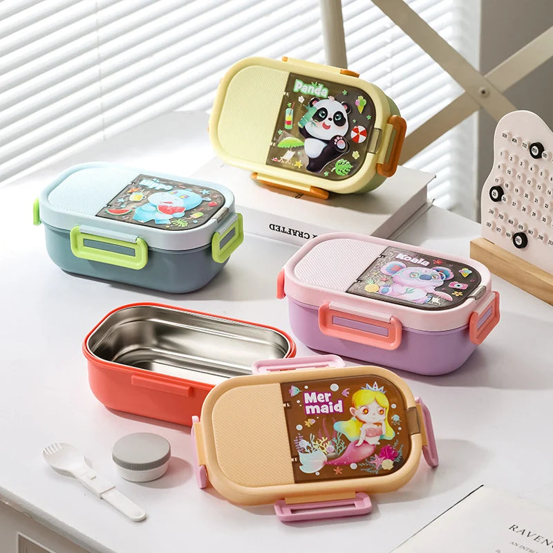 Unisex Bento-eväsrasia Leikkisällä Eläinaiheella 4