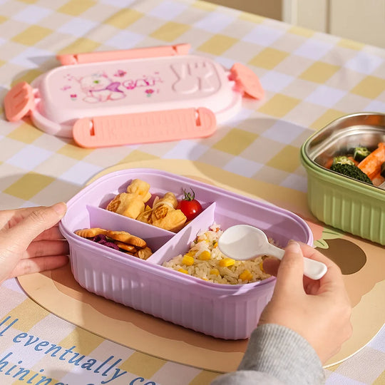 Unisex Bento-eväsrasia Leikkisällä Hahmoteemalla 3