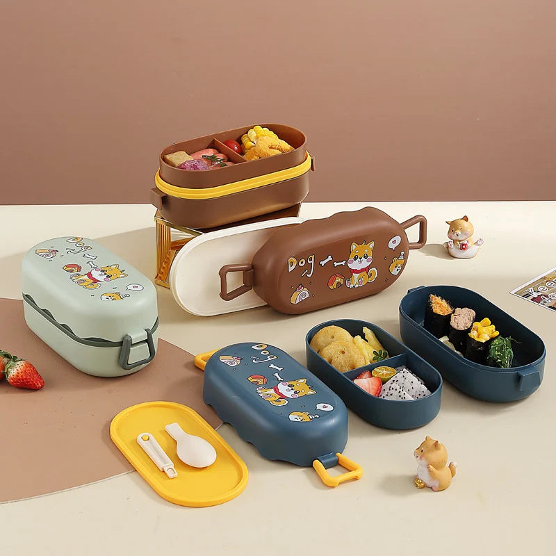 Unisex Bento-eväsrasia Leikkisällä Muotoilulla 0