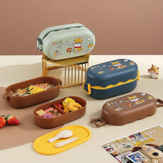Unisex Bento-eväsrasia Leikkisällä Muotoilulla 1