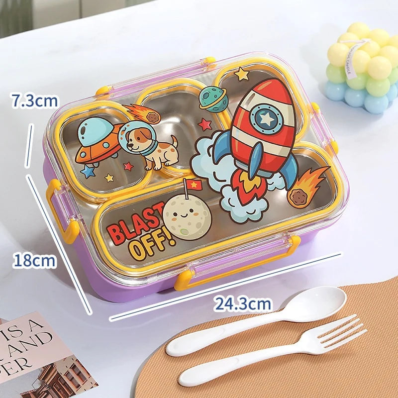 Unisex Bento-eväsrasia Sarjakuvateemalla Luovaan Lounaskokemukseen 6