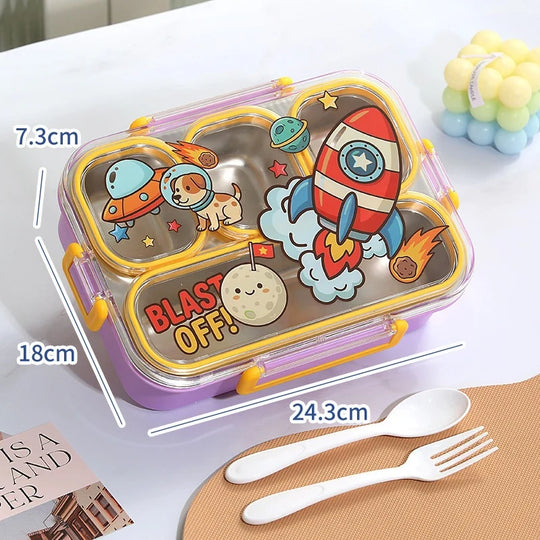 Unisex Bento-eväsrasia Sarjakuvateemalla Luovaan Lounaskokemukseen 6
