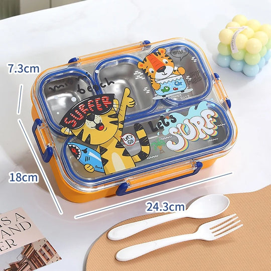 Unisex Bento-eväsrasia Sarjakuvateemalla Luovaan Lounaskokemukseen 7