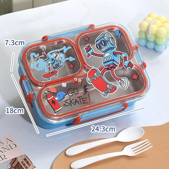 Unisex Bento-eväsrasia Sarjakuvateemalla Luovaan Lounaskokemukseen 8