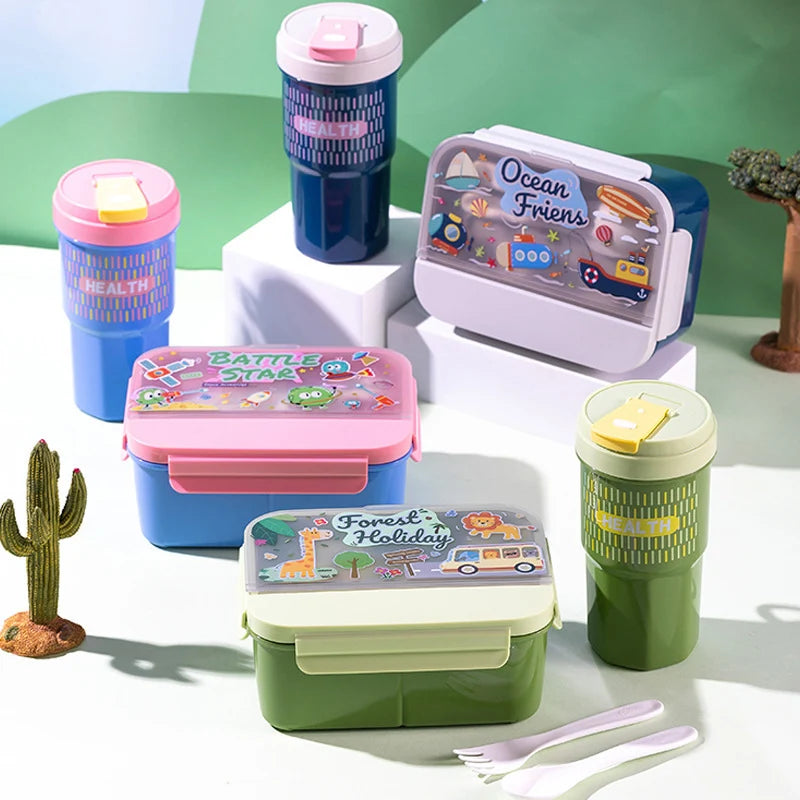 Unisex Bento-laatikko Monilokeroinen Välipalojen Säilytykseen 1