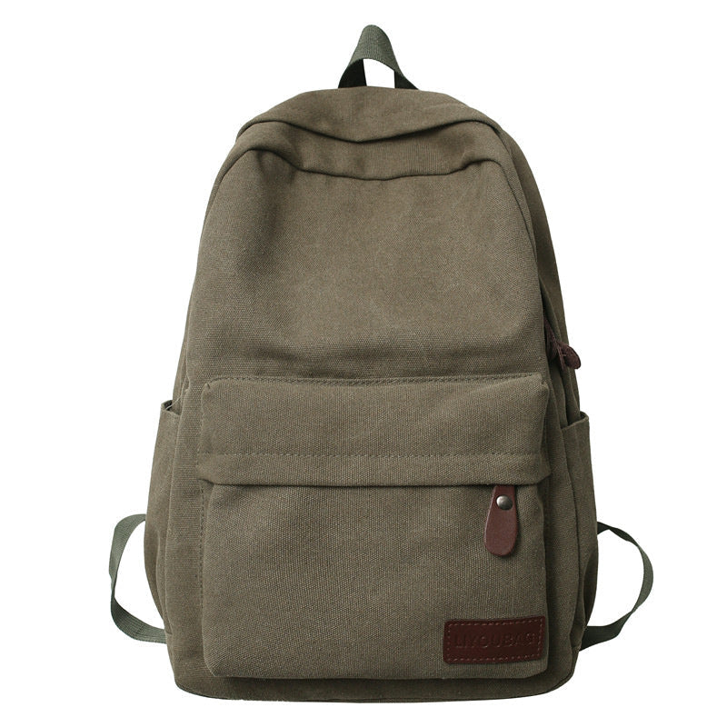 Unisex Canvas-reppu rentoon käyttöön 4