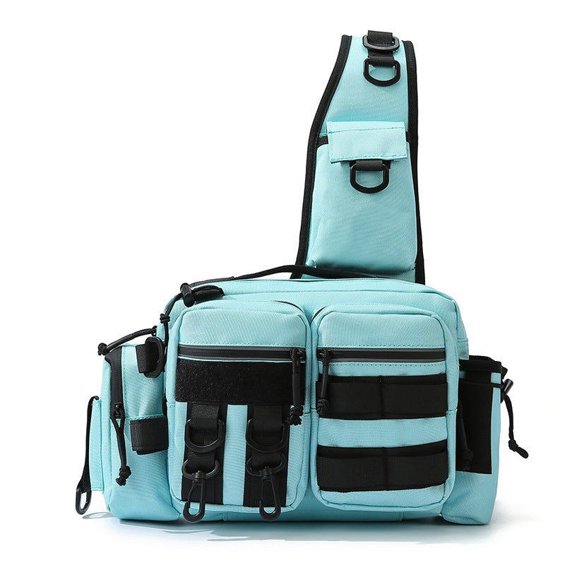 Unisex Crossbody Laukku Taktisella Designilla 11