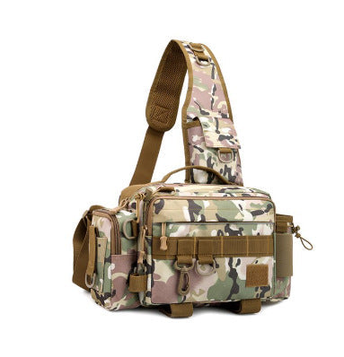 Unisex Crossbody Laukku Taktisella Designilla 15