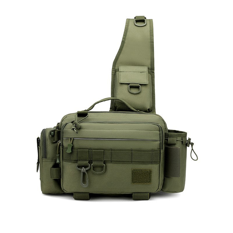 Unisex Crossbody Laukku Taktisella Designilla 16