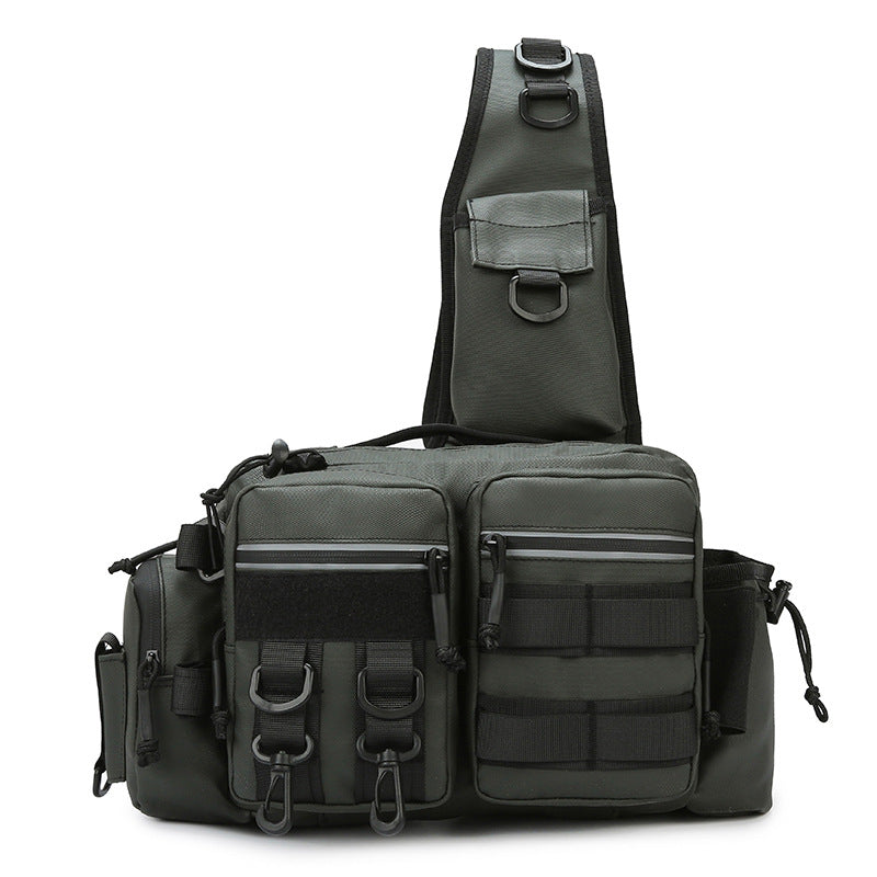 Unisex Crossbody Laukku Taktisella Designilla 9